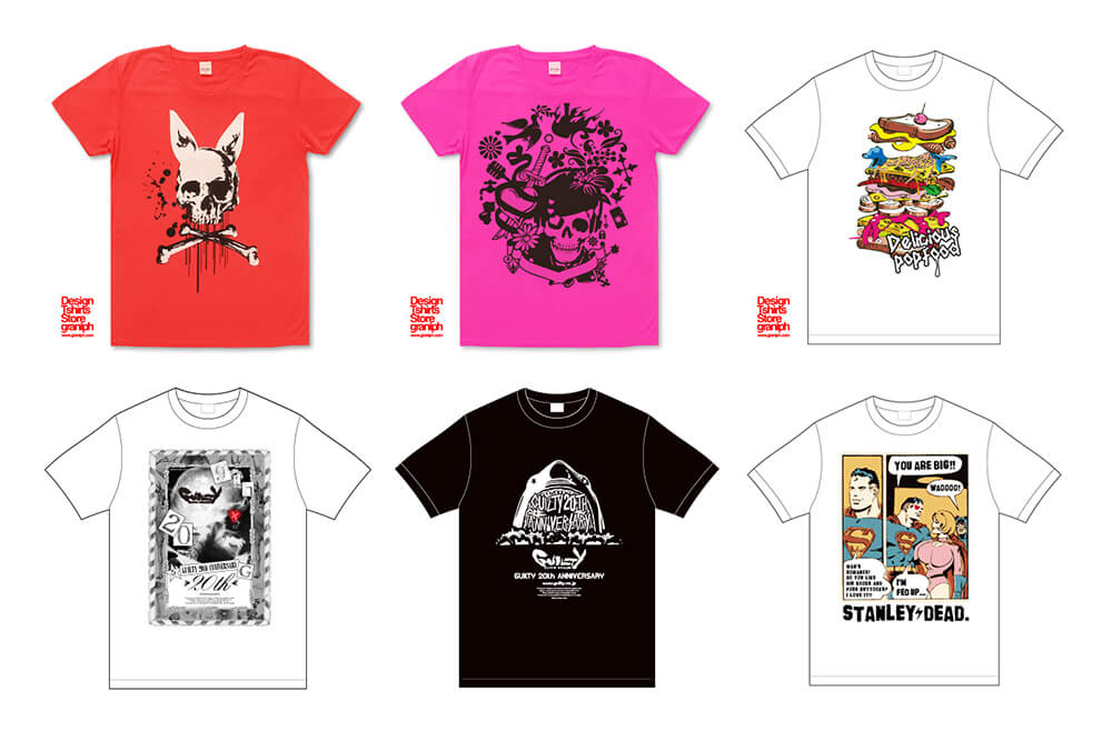 Tシャツグラフィック graniph他